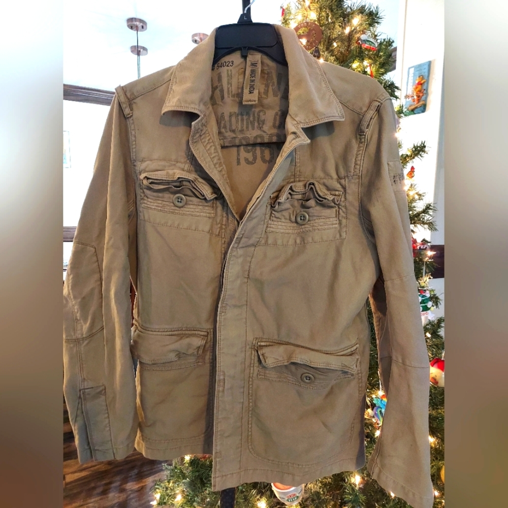 Highlander Trading Co. Canvas jacket, 100% cotton. sz. M